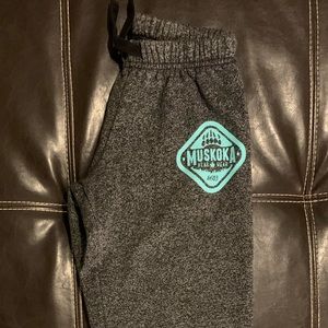 Muskoka Bear Wear salt and pepper teal blue